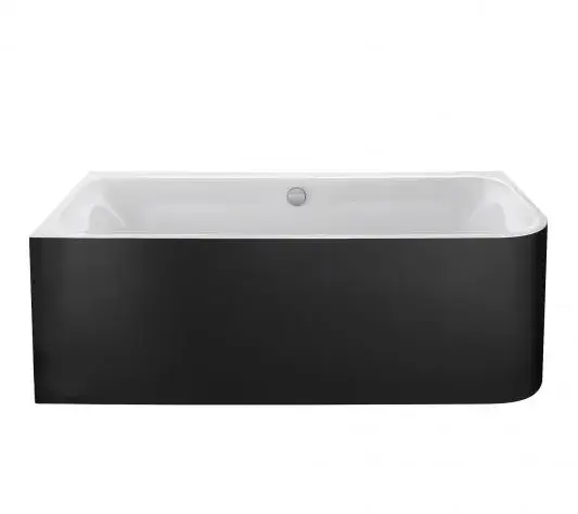 Duravit Happy D.2 Plus Ванна акриловая 180х80x60h см, цвет: белый/графит супермат. 700449800000000