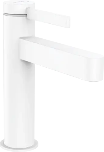 Hansgrohe Finoris Смеситель для раковины однорычажный, с донным клапаном, цвет: матовый белый 76023700