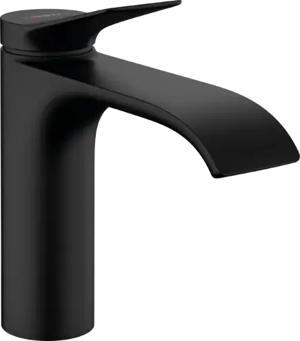 Hansgrohe Vivenis Смеситель для раковины однорычажный, с донным клапаном, цвет: матовый черный 75020670