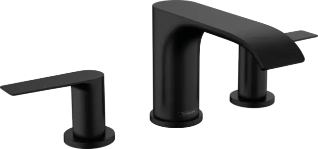 Hansgrohe Vivenis Смеситель для раковины на 3 отверстия двухвентильный, цвет: матовый черный 75033670