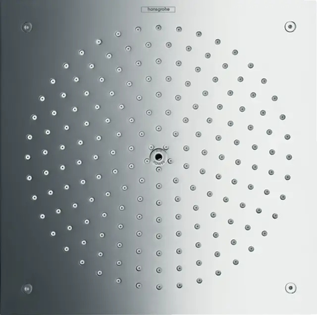 Hansgrohe Raindance Верхний душ встраиваемый в потолок 26 см EcoSmart, 1 вид струи, цвет: хром 26481000