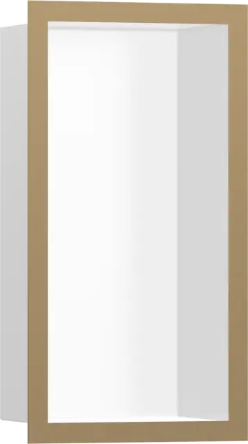 Hansgrohe XtraStoris Полка-короб встраиваемая 15х10х30h см, цвет: белый/бронза 56096140