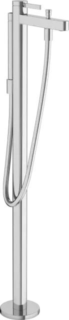 Hansgrohe Finoris Смеситель для ванны с душем напольный, отдельностоящий, цвет: хром 76445000