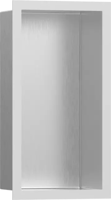 Hansgrohe XtraStoris Individual Полка в нишу встраиваемая 15х10х30h см, цвет: матовый белый 56094700