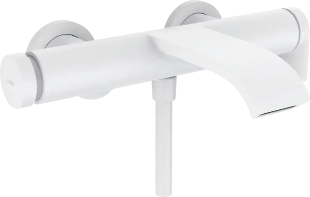 Hansgrohe Vivenis Смеситель для ванны, излив 21,6 см, цвет: матовый белый 75420700