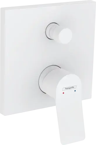 Hansgrohe Vivenis Смеситель для ванны встраиваемый на 2 потребителя, цвет: матовый белый 75416700