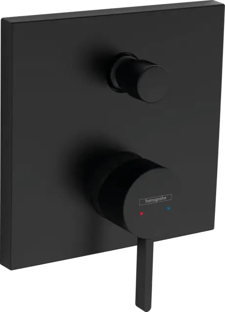 Hansgrohe Finoris Смеситель для ванны встраиваемый на 2 потребителя, цвет: матовый черный 76415670