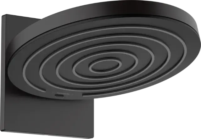 Hansgrohe Pulsify Верхний душ 26 см EcoSmart, 2 режима, настенное крепление, цвет: матовый черный 24151670