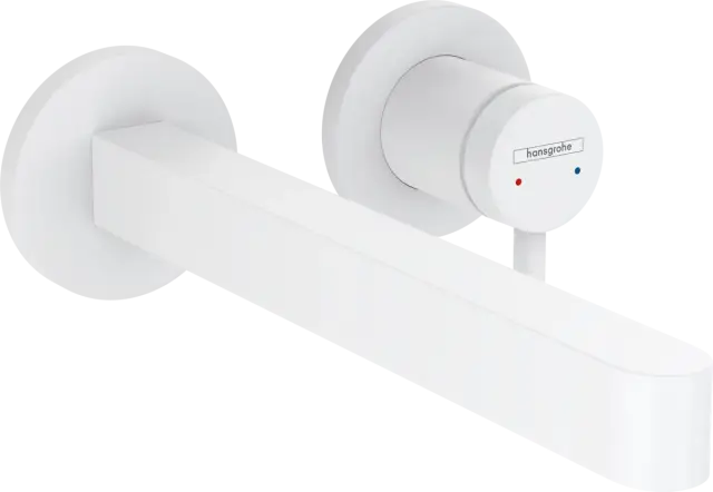 Hansgrohe Finoris Смеситель для раковины встраиваемый, внешняя часть, цвет: матовый белый 76050700