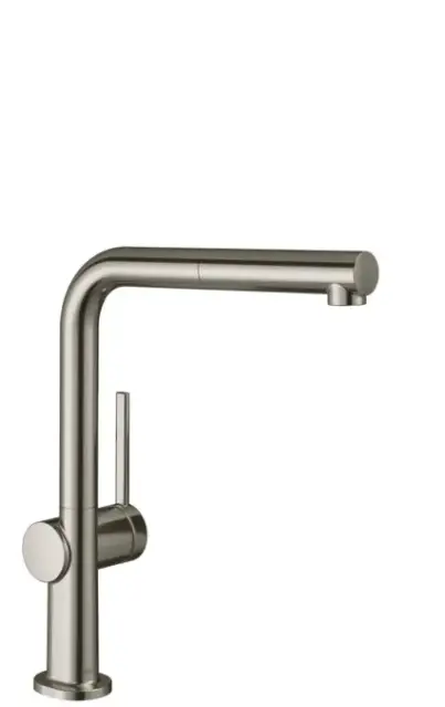 Hansgrohe Talis M54 Смеситель для кухонной мойки однорыч. 270, с выдв. излив. цвет: нержав. сталь 72809800