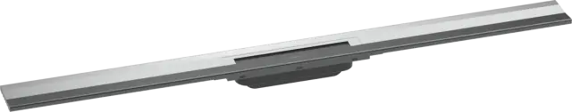 Hansgrohe RainDrain Внешняя часть линейного слива для укор. душа 100х7,6х1h см, цвет: хром 56053000
