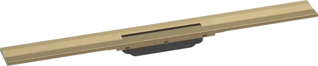 Hansgrohe RainDrain Внешняя часть линейного слива для укор. душа 80х6х1h см, цвет: бронза 56051140