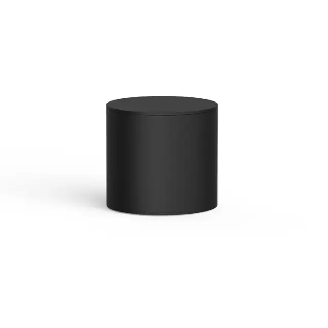 Decor Walther DW 340 Универсальная коробка 7,4x8xh8 см, настольная, цвет: черный матовый 0860160