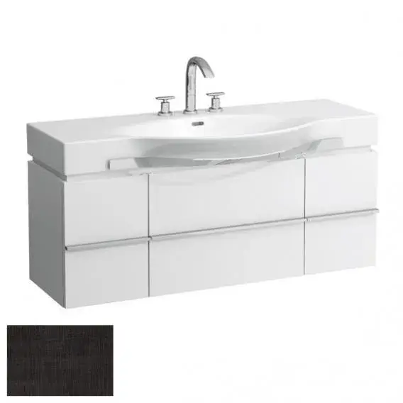 Laufen Case Тумба под раковину подвесная, 1 ящик 119х37х42h см, цвет: дуб антрацит 4.0130.1.075.548.1