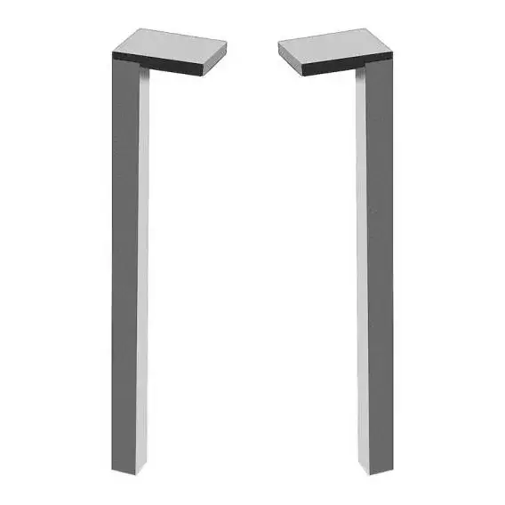 Laufen Space Ножки для мебели 27h см, цвет: алюминий светлый 4.1122.0.160.105.1