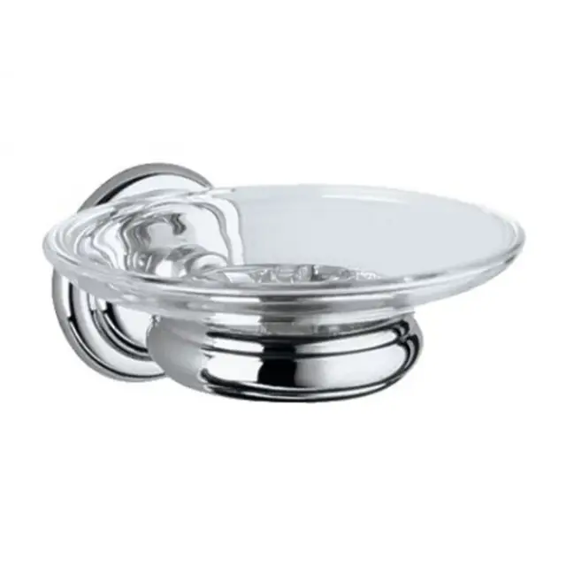 Keuco Astor Мыльница с хрустальной чашей, подвесная, цвет: хром 21550 19000