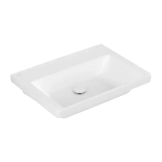 Villeroy & Boch Subway 3.0 Раковина 65х47х16,5 см, без отв., подвесная, цвет: белый камень 4A7068RW