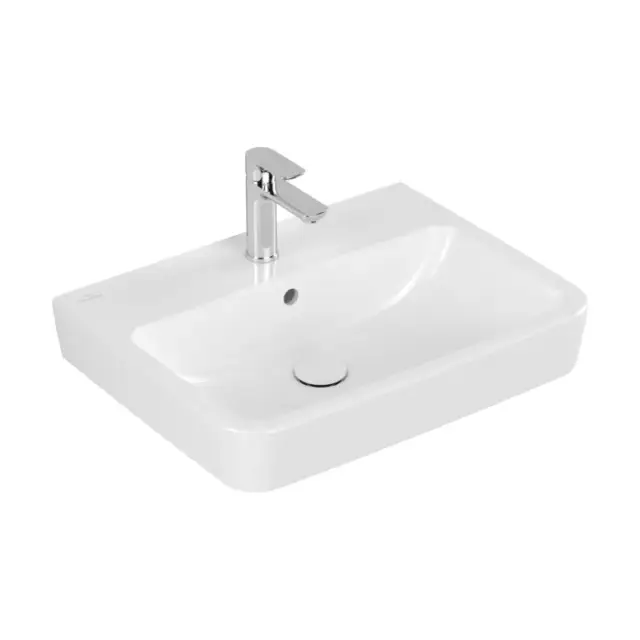 Villeroy & Boch O'Novo Pаковина 60x46x17,5 см, 1 отв., подвесная, цвет: альпийский белый 4A416GT2