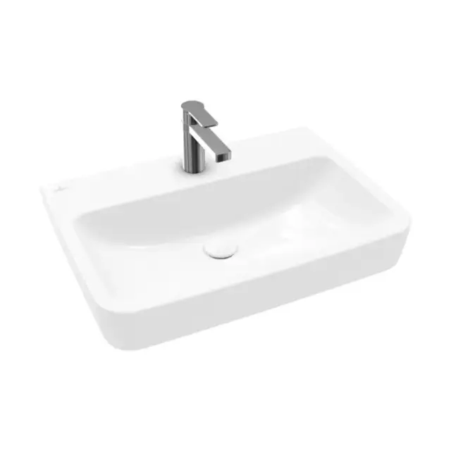 Villeroy & Boch O'Novo Pаковина 65x46x17,5 см, 1 отв., подвесная, цвет: альпийский белый 4A4166T2