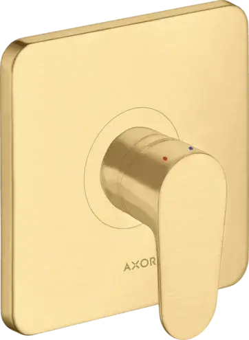 Axor Citterio M Смеситель для душа встраиваемый, внешняя часть, цвет: шлифованное золото 34625250