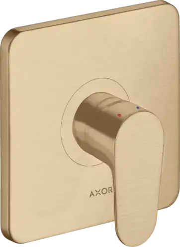 Axor Citterio M Смеситель для душа встраиваемый, внешняя часть, цвет: шлифованная бронза 34625140