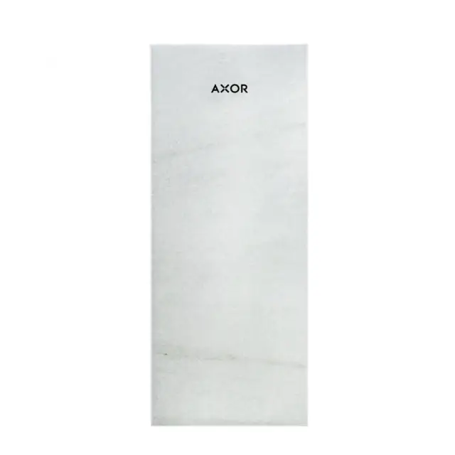 Axor My Edition Панель для смесителя на излив 24,5 см, мрамор, цвет: белый мрамор 47910000