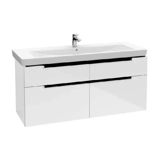 Villeroy & Boch Subway 2.0 Тумба подвесная под раковину, 128,7x59x44,9 см, цвет: белый A91600DH