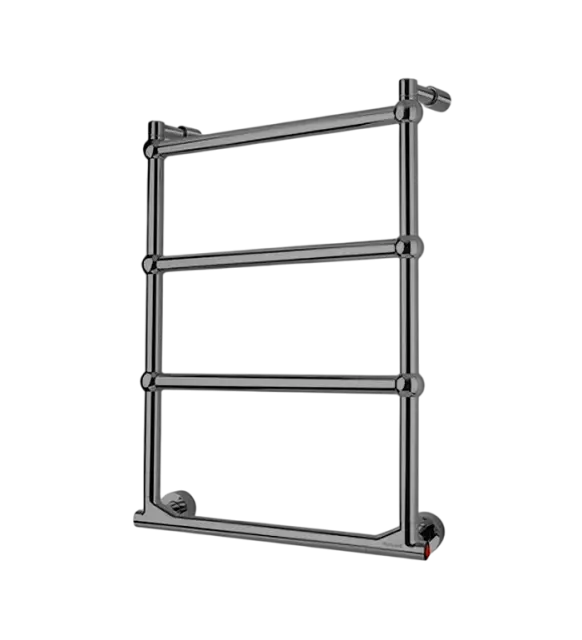 Margaroli Sole 512/TS Полотенцесушитель электрический 52х64h (46), выкл. справа, цвет: black chrome 512TS4604CRBB