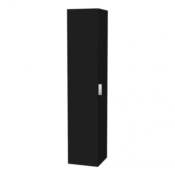 Keuco Edition 11 Шкаф-пенал подвесной, 4 стеклянные полки 35x37x170h см, цвет: черный 31330 330001