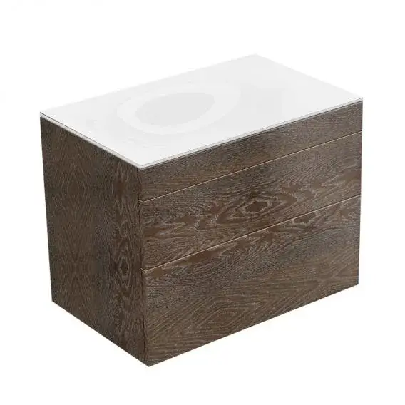 Keuco Edition 400 Тумба под раковину, подвесная 70x53,5x54,6h см, цвет: дуб антрацит 31541 860000