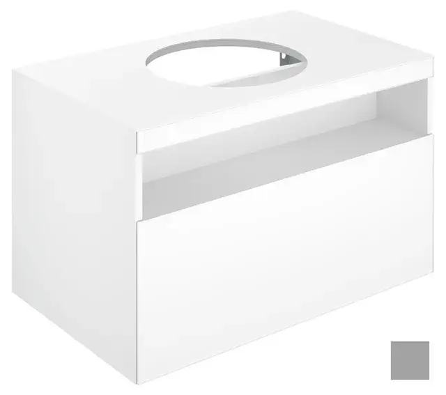 Keuco Stageline Тумба под раковину, 1 ящик 80x49x54,9h см, цвет: инокс матовый 32863 290000