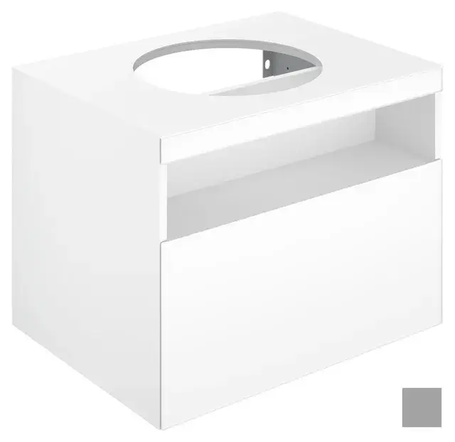 Keuco Stageline Тумба под раковину, 1 ящик 65x49x54,9h см, цвет: инокс матовый 32853 290100