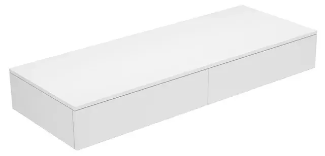 Keuco Edition 400 Тумба боковая подвесная 140x53,5x19,9h см, цвет: белый 31764 380000