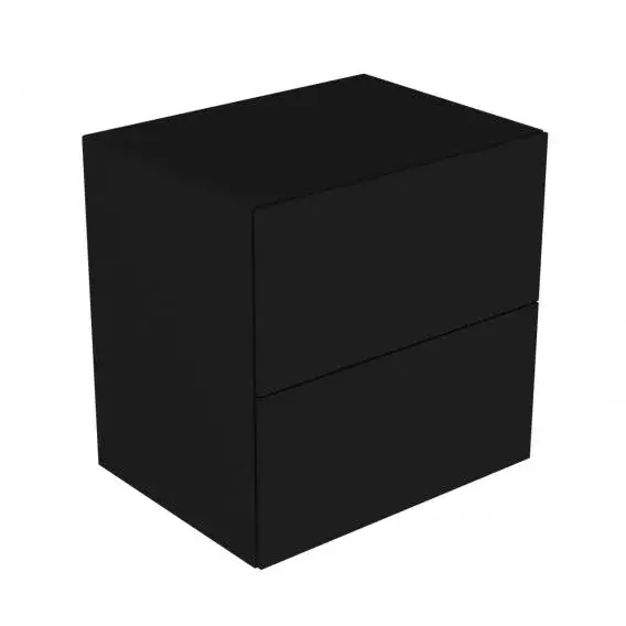 Keuco Edition 11 Тумба боковая подвесная, с подсветкой внутри 70x53,5x70h см, черный 31323 330100