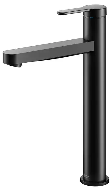 Keuco Ixmo Смеситель для раковины рычж. Выс., без донного клапана, излив 21,5см, цвет:черный матовый 59510 373100