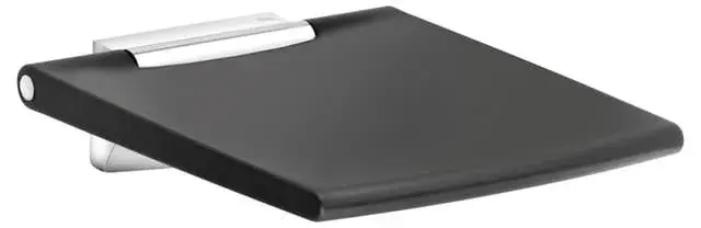 Keuco Plan Care Сиденье складное 45x53,7 см, цвет: алюминий серебристый анодированный/светло-серый 34983 170038