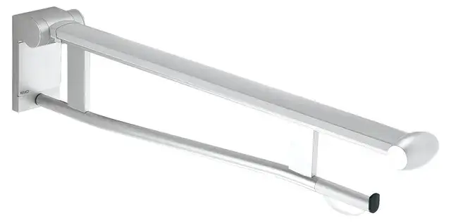 Keuco Plan Care Поручень складной для туалета 11x85x18,2h см, цвет: хром, белый 34903 010851