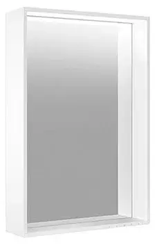 Keuco Plan Зеркало прямоугольное с подсветкой, подвесное 100x10,5x70h см, цвет: алюминий 78971 73000