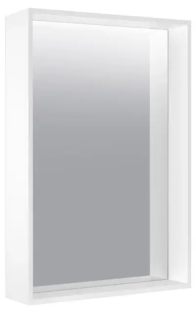 Keuco Plan Зеркало прямоугольное с подсветкой, подв. 80x10,5x70h см, цвет: инокс матовый 33096 292500