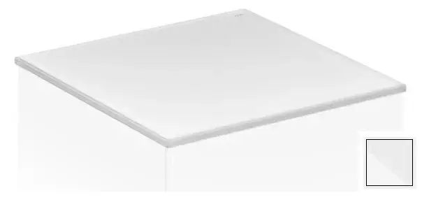 Keuco Edition 11 Декоративная крышка из кристаллина для боковой тумбы 141,1x52,4x0,3h см 31326 309001