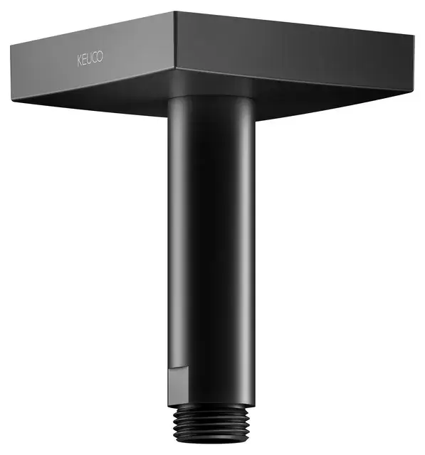 Keuco Universal Настенный душевой кронштейн, цвет: черный матовый 53089 370102