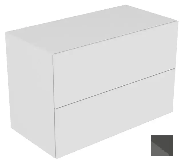 Keuco Edition 11 Тумбочка боковая с 2-мя выдвиж. ящиками 105x53,5x70h см, цвет: антрацит 31325 110000