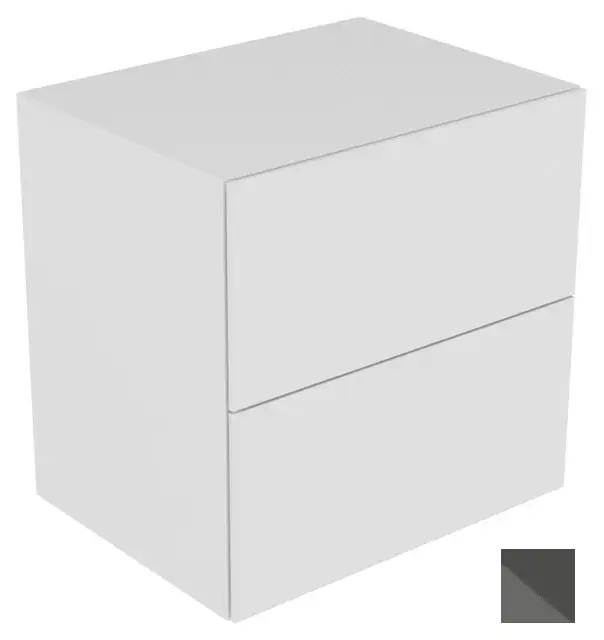 Keuco Edition 11 Тумбочка боковая с 2-мя выдвижн. ящиками 70x53,5x70h см, цвет: антрацит 31323 110000