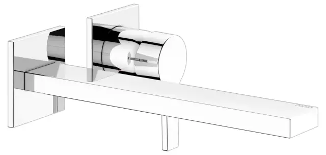 Keuco Edition 11 Смеситель для раковины рычажный, встраиваемый, цвет: хром 51116 010202