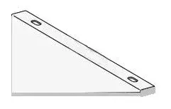 Keuco Edition 300 Кронштейн металлический для раковины 30360 510000