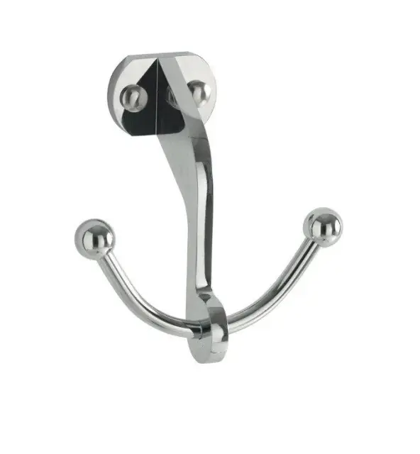 Kerasan Retro Крючок для полотенец двойной, подвесной, цвет: Cromo 742490