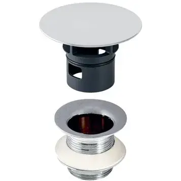 Geberit Незапираемый донный клапан для раковины без перелива, цвет: хром 152.080.21.1