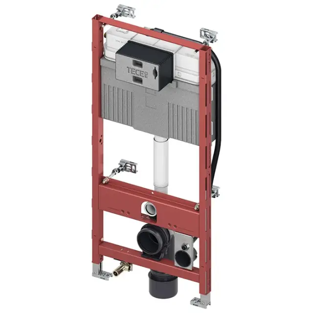 Tece Profil Инсталляция для унитаза h112 см, бачок Uni, с комплектом крепления для унитаза-биде Toto 9300344