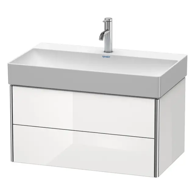 Duravit XSquare Тумба под раковину # 235380, 39,7x78,4xh46 см, цвет: белый глянц. XS416202222