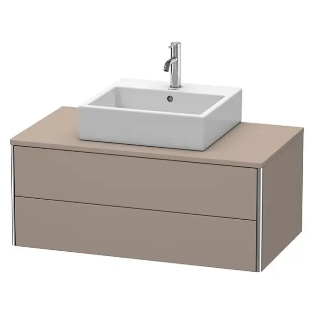Duravit XSquare База подвесная 100х54,8хh40 см, с 2 выдв ящик, цвет: Базальт матовый XS491104343